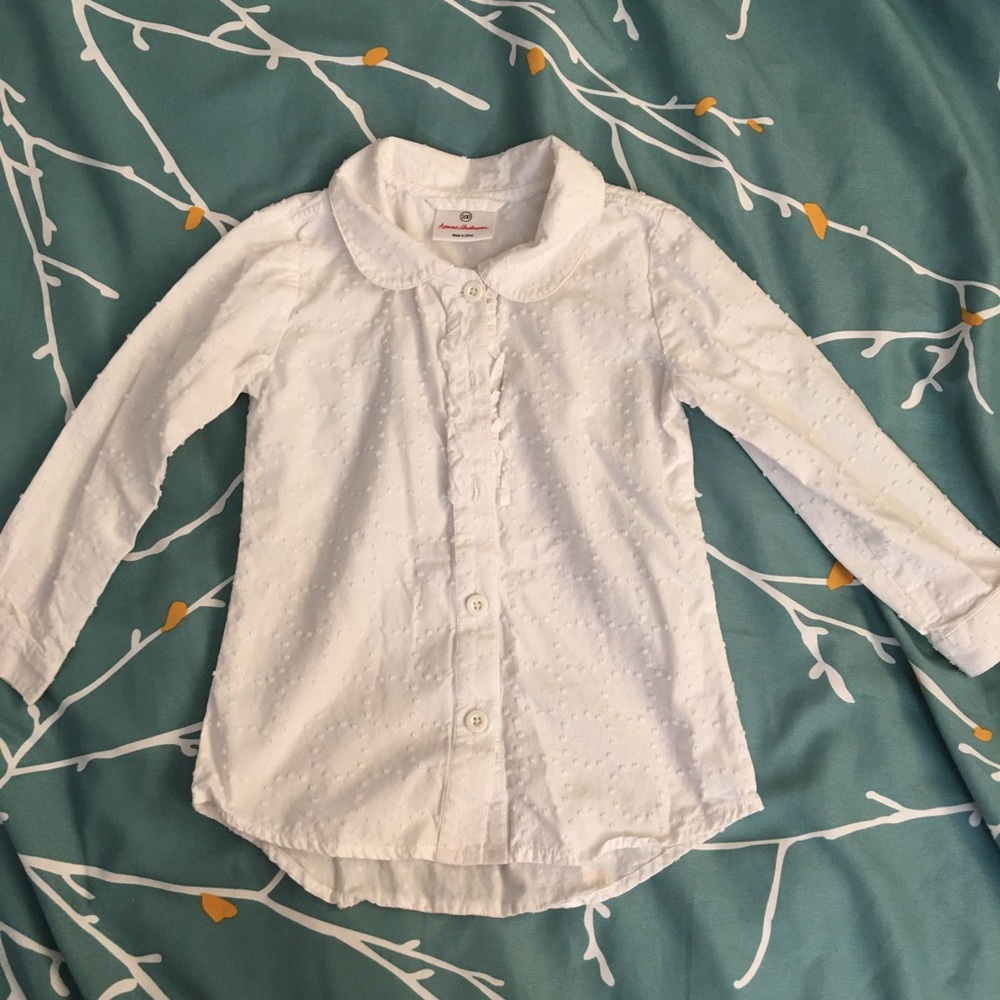 Hanna Andersson Girls Button Down